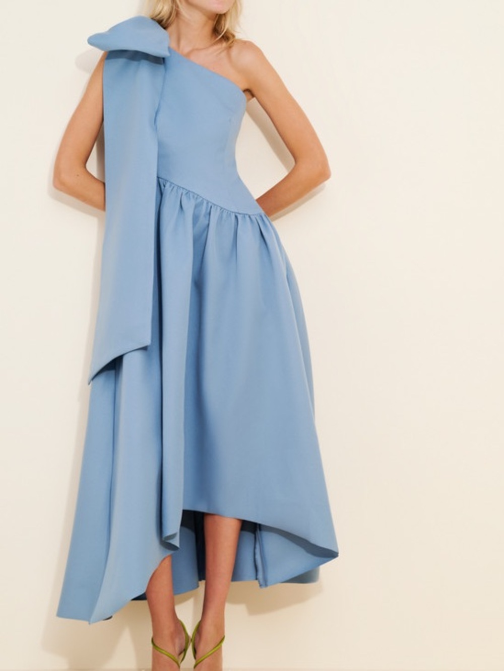 Elliatt Liesel One Shoulder Dress in Light Blue